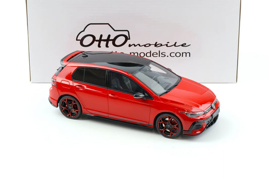 Otto 2024 Volkswagen Golf GTI MK8 50th Edition Tornado Red 1:18