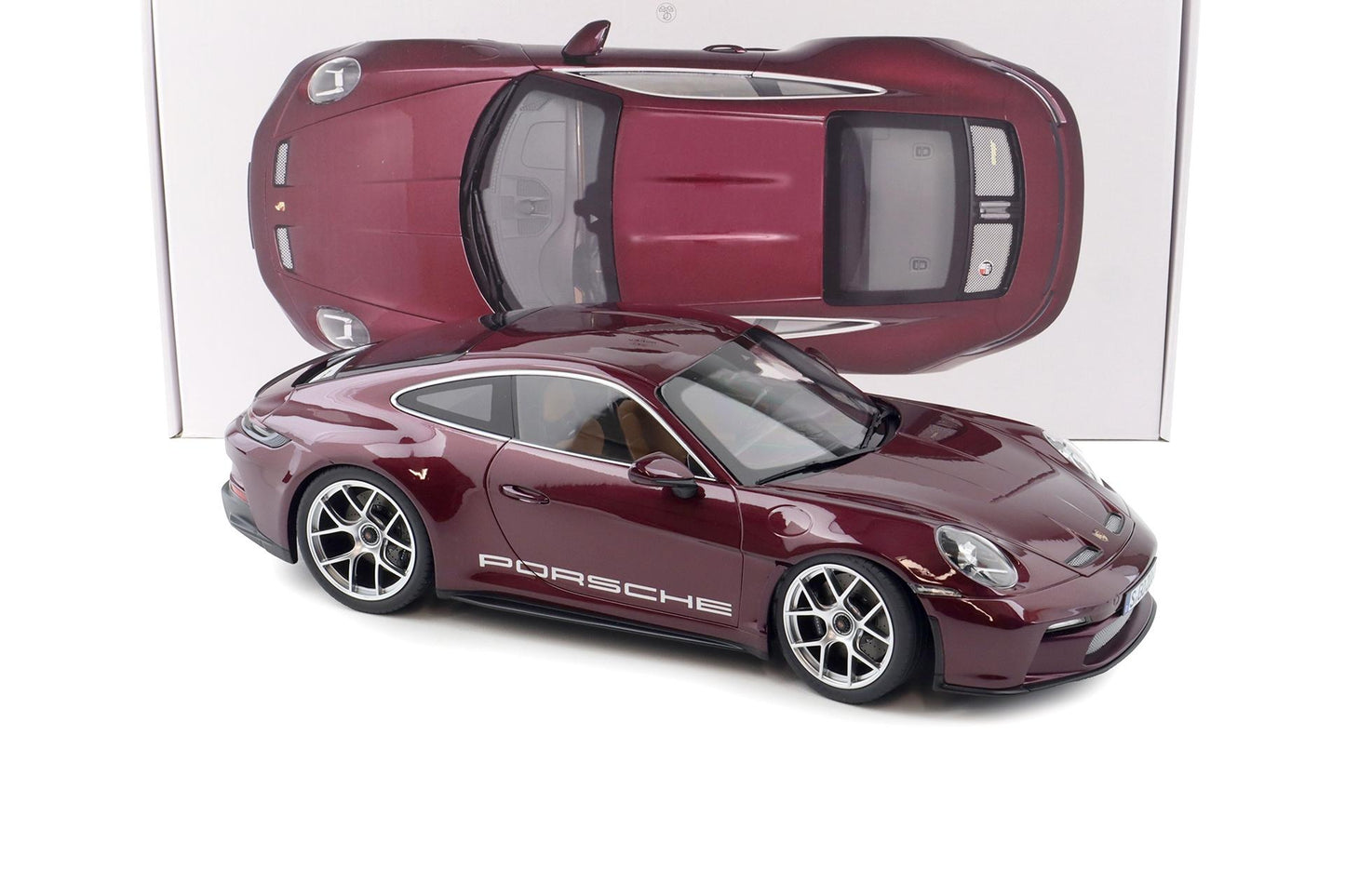 Norev 2023 Porsche 911 992 S/T Heritage Package Amethyst Metallic 1:12