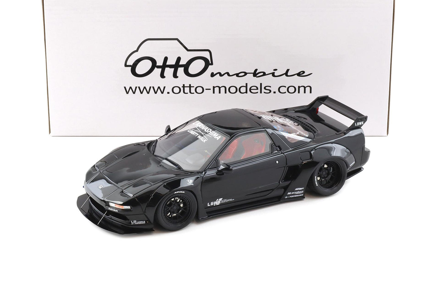 Otto 1991 Honda NSX NA1 LB-Works (Liberty Walk) 2020 Black 1:18