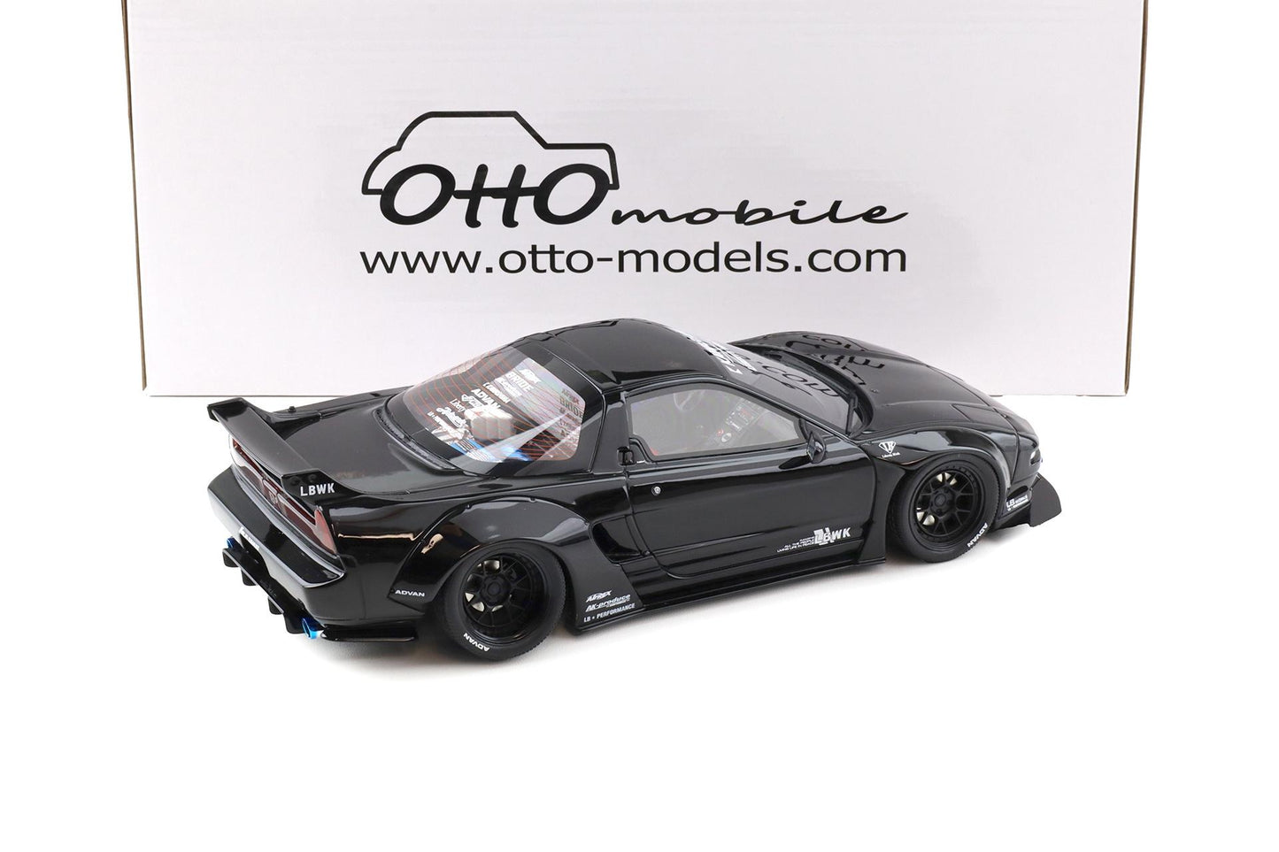 Otto 1991 Honda NSX NA1 LB-Works (Liberty Walk) 2020 Black 1:18