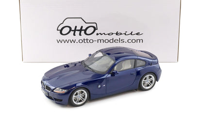 Otto 2006 BMW Z4 M Coupe Interlagos Blue Metallic 1:18