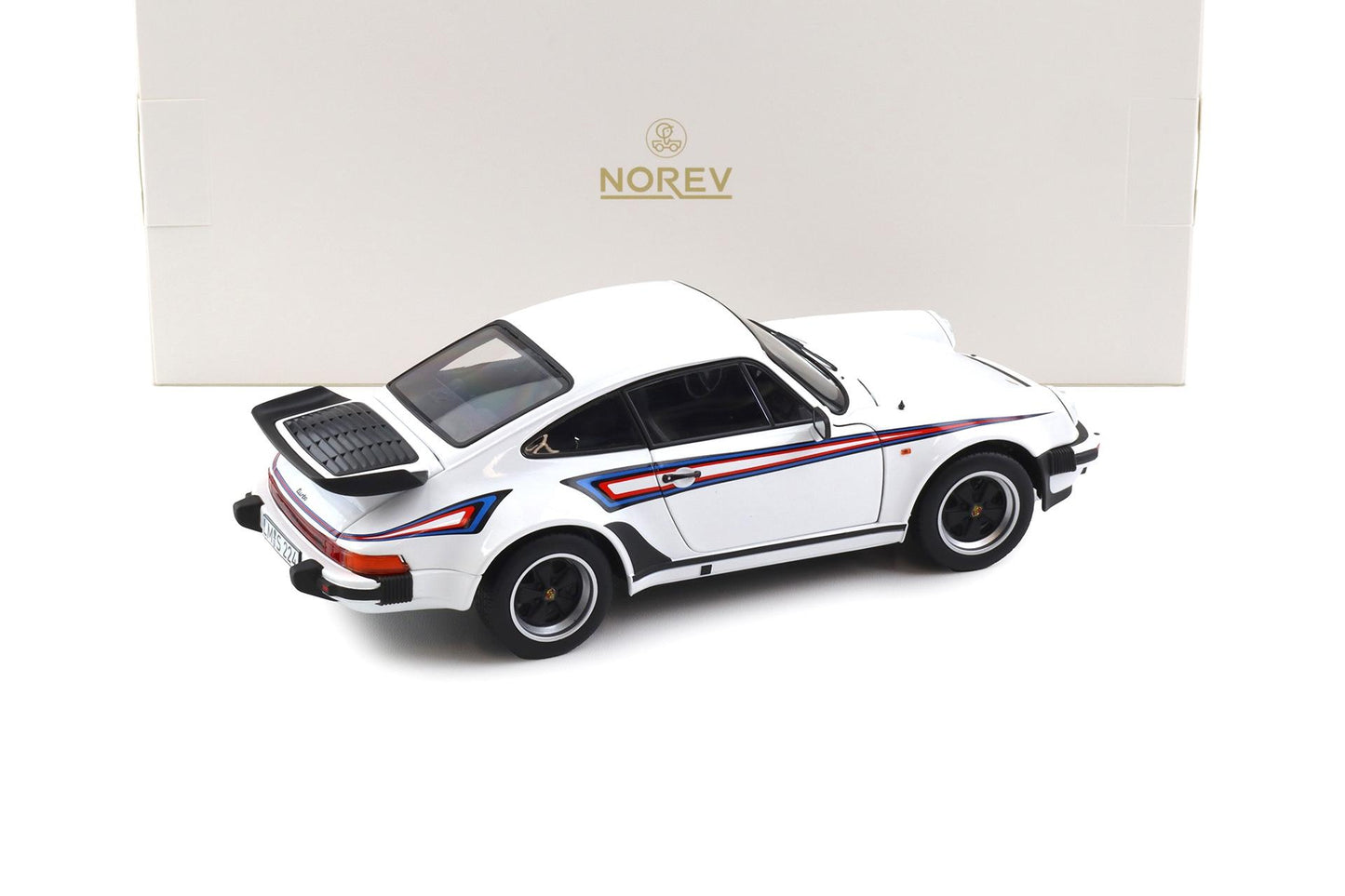 Norev 1980 Porsche 911 Turbo 930 3.3 Martini Racing G Series White 1:18