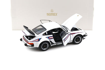 Norev 1980 Porsche 911 Turbo 930 3.3 Martini Racing G Series White 1:18