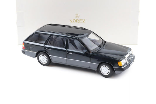 Norev 1:18 1990 Mercedes-Benz E Class 300TD (S124) Station Wagon T-Model Black 1:18