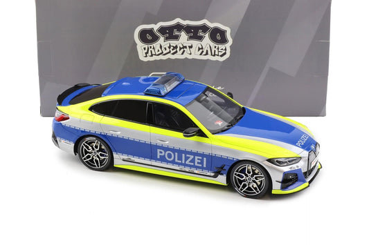 Otto 2022 BMW M4 (G82) AC Schnitzer ACS4 Polizei Blue Silver 1:18