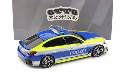 Otto 2022 BMW M4 (G82) AC Schnitzer ACS4 Polizei Blue Silver 1:18