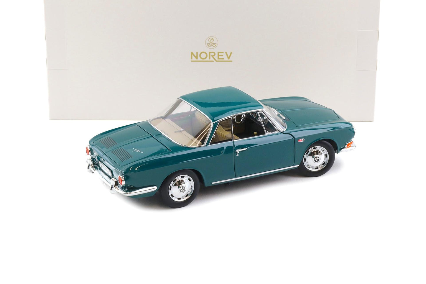 Norev1963 Volkswagen Karmann Ghia 1500 Coupe Smaragd Green 1:18
