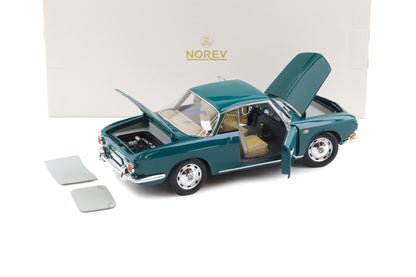Norev1963 Volkswagen Karmann Ghia 1500 Coupe Smaragd Green 1:18