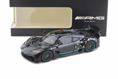 NZG 2022 Mercedes Benz One AMG (C298) Race Version Obsidian Black 1:18 DEALER EDITION