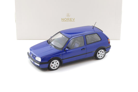 Norev 1994 Volkswagen Golf GTI MK3 Color Concept Jazz Blue 1:18