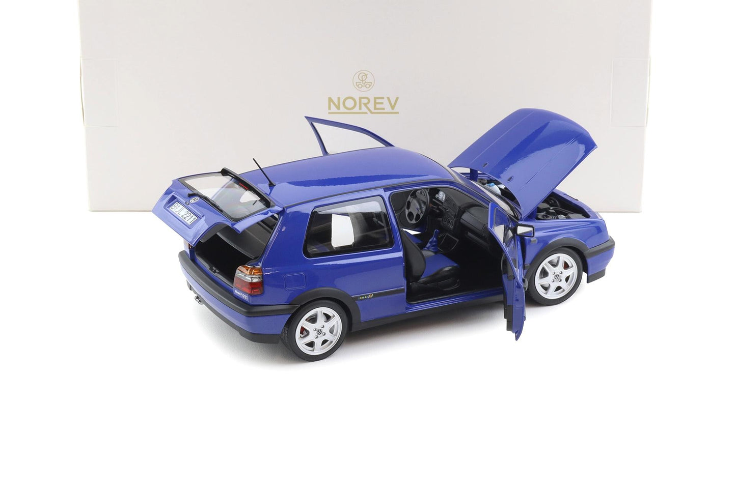 Norev 1994 Volkswagen Golf GTI MK3 Color Concept Jazz Blue 1:18