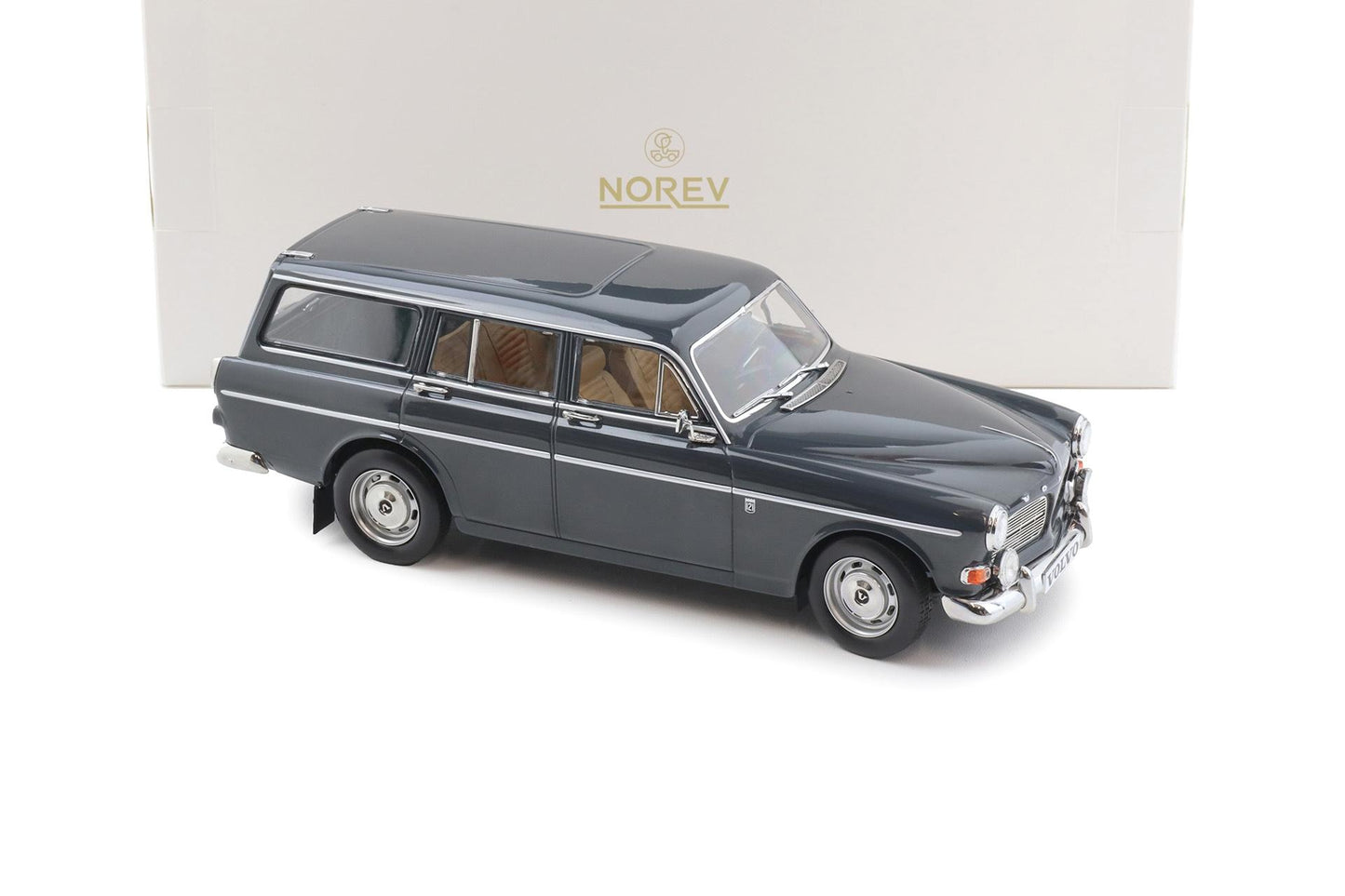 Norev 1966 Volvo Amazon Break Wagon Graphite Grey 1:18