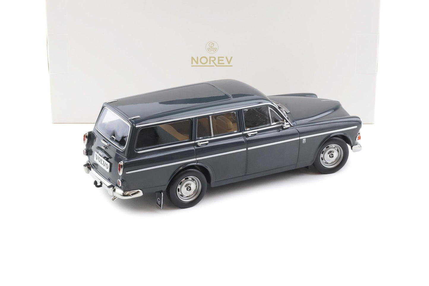 Norev 1966 Volvo Amazon Break Wagon Graphite Grey 1:18