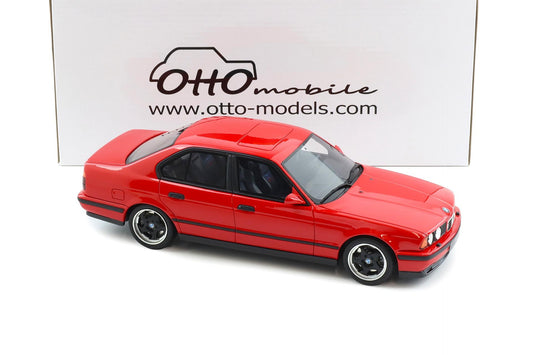 Otto 1992 BMW M5 E34 Sedan 20 Jahre Mugello Red 274 1:18