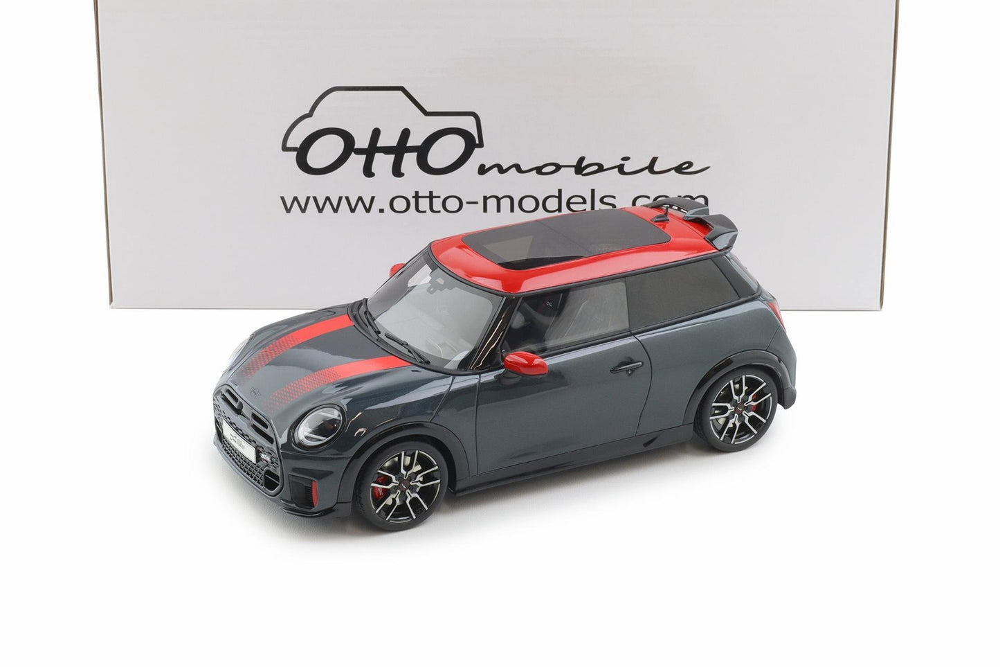 Otto 2024 Mini Cooper F56 JCW Legend John Cooper Works Grey 1:18