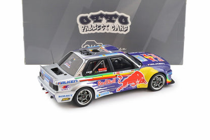 Otto 2023 BMW M3 E30 V8 Drift Car Red Bull Blue 1:18