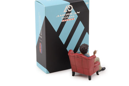 American Diorama - Figures - RWB Legend Akira Nakai-San Figure with Chair 1:18
