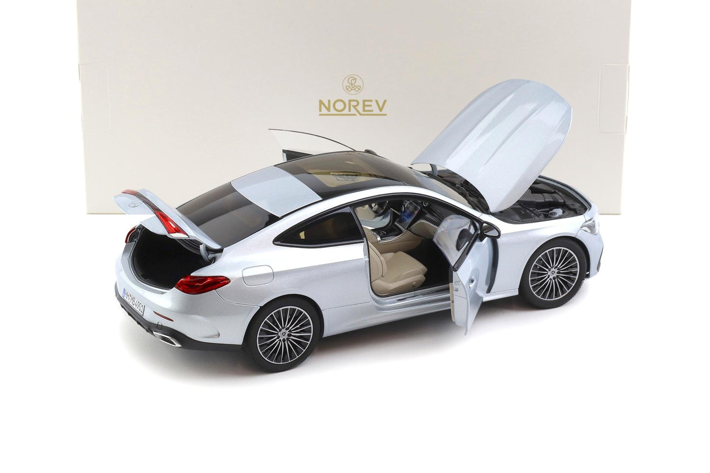 Norev 2024 Mercedes-Benz CLE Coupe C236 Hightech Silver 1:18