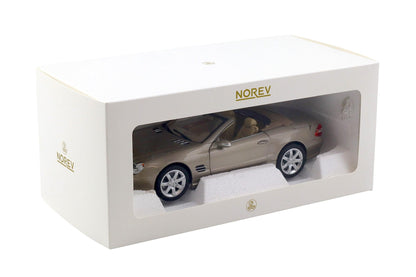 Norev 2003 Mercedes-Benz SL 500 Convertible Travertine Beige 1:18