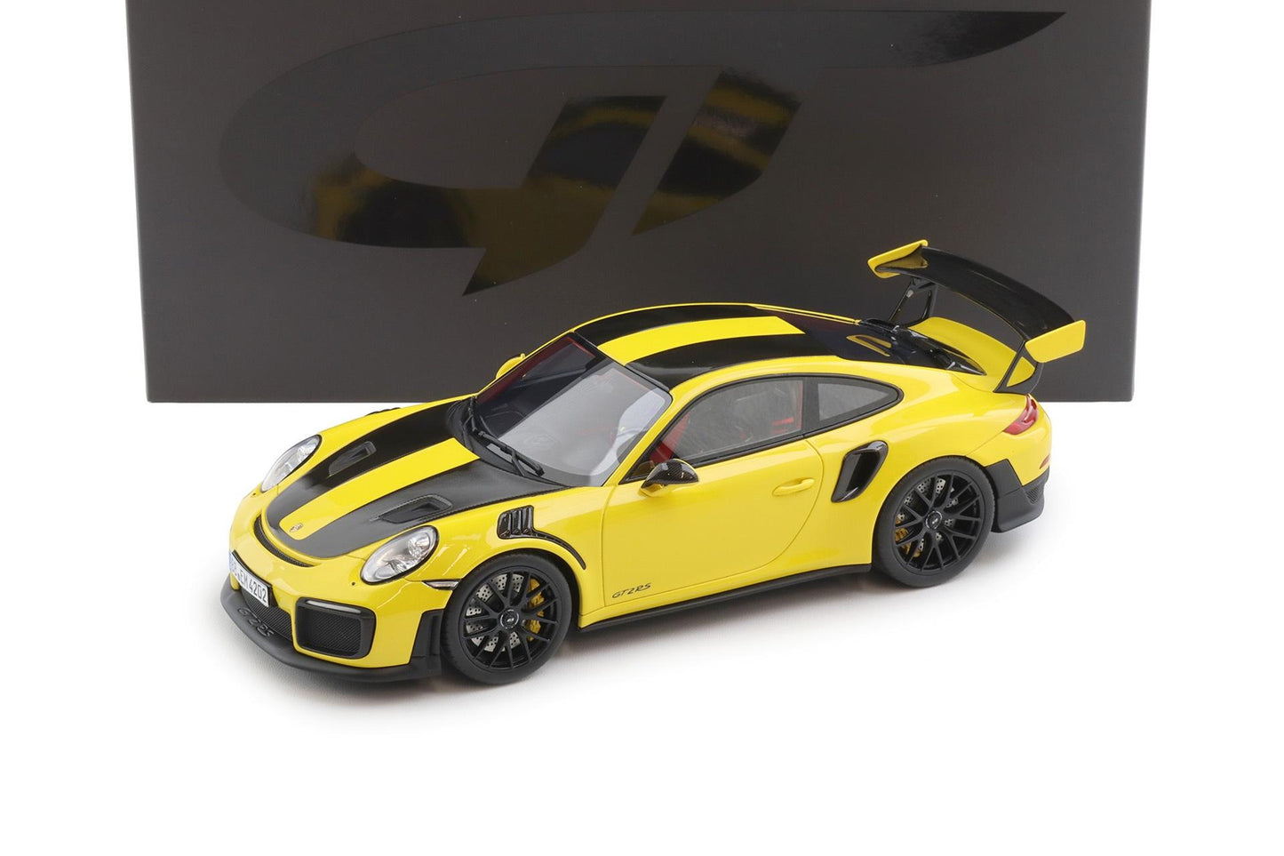 GT Spirit Porsche 911 991.2 GT2 RS w/ Weissach Pkg (Nurburgring Record) Yellow 1:18
