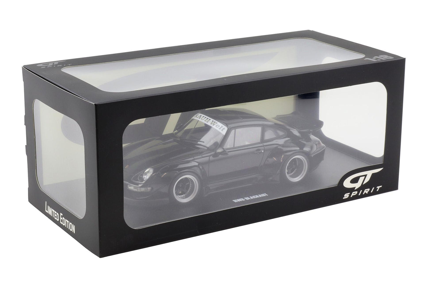 GT Spirit 2012 Porsche 993 RWB "AUT" Black 1:18
