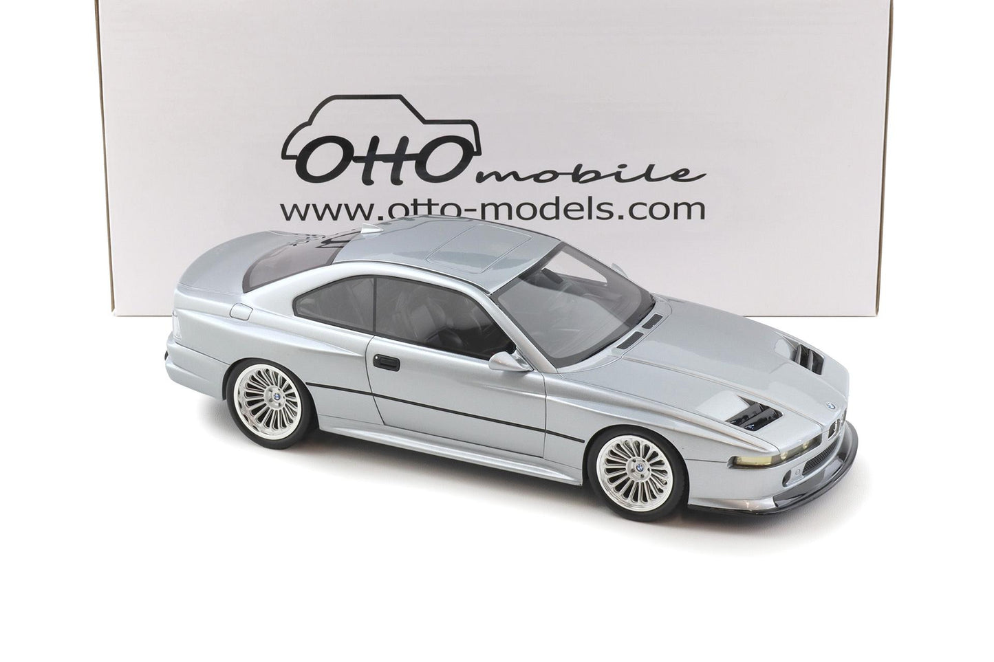 Otto 2024 BMW 858 CSL E31 by Jonsibal Chrome Shadow Metallic 1:18