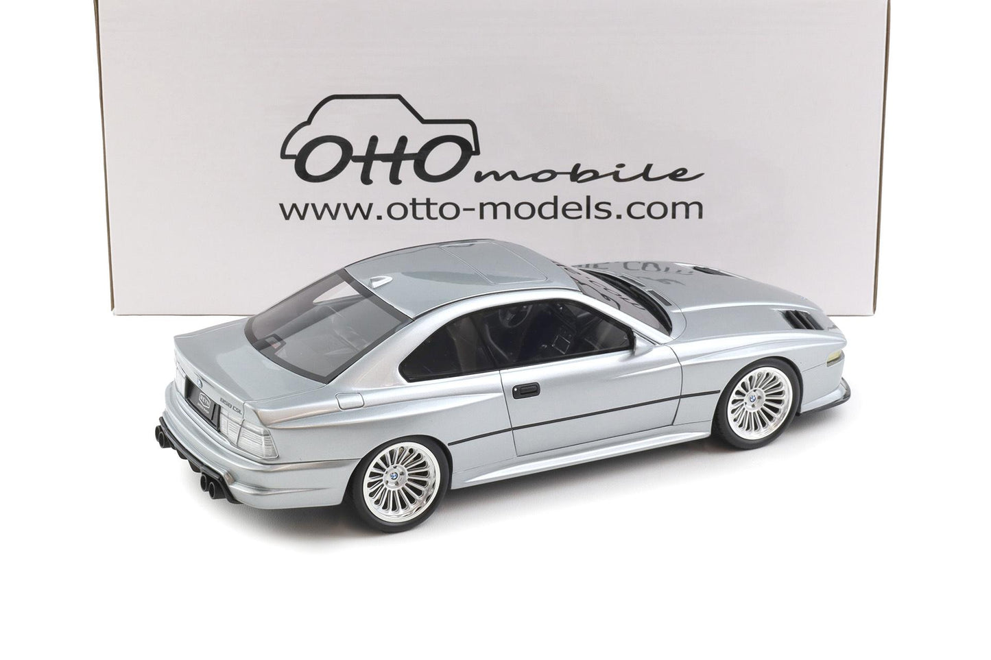 Otto 2024 BMW 858 CSL E31 by Jonsibal Chrome Shadow Metallic 1:18