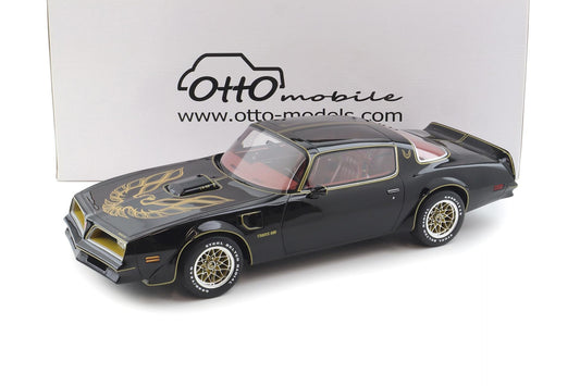 Otto 1978 Pontiac Firebird Trans-Am Smokey & the Bandit Starlight Black & Gold 1:12