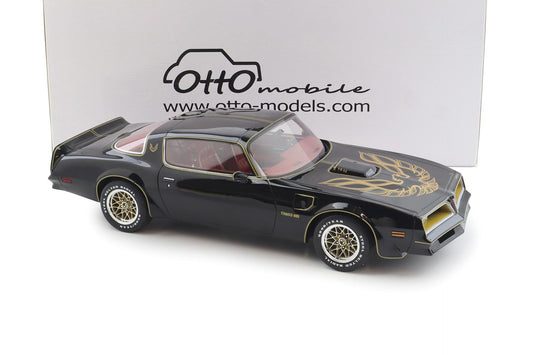 Otto 1978 Pontiac Firebird Trans-Am Smokey & the Bandit Starlight Black & Gold 1:12