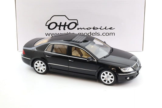 Otto 2005 Volkswagen Phaeton 6.0 W12 Black L041 1:18