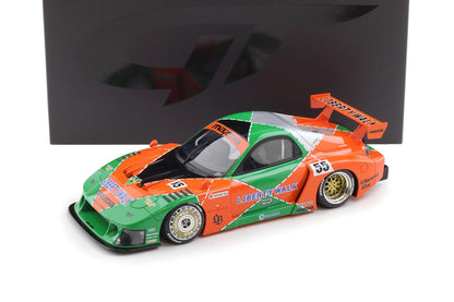 GT Spirit 2024 Mazda RX7 (FD3) LB Super Silhouette #55 Green & Orange 1:18