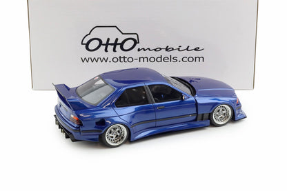 Otto 2023 BMW E36 M3 LTO Sedan Turbo Khyzyl Saleem Avus Blue 1:18