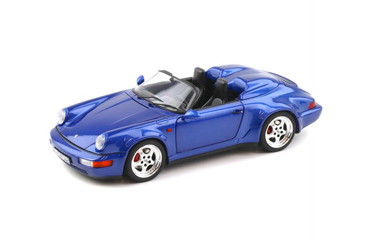 Norev 1993 Porsche 911 964 Speedster WTL Cobalt Blue 1:18