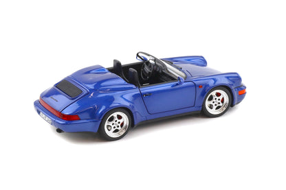 Norev 1993 Porsche 911 964 Speedster WTL Cobalt Blue 1:18