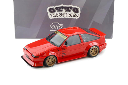 Otto 1986 Toyota Sprinter Trueno (AE86) Widebody Ferrari Rosso Corsa Red 1:18