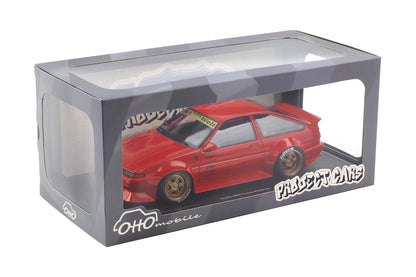 Otto 1986 Toyota Sprinter Trueno (AE86) Widebody Ferrari Rosso Corsa Red 1:18