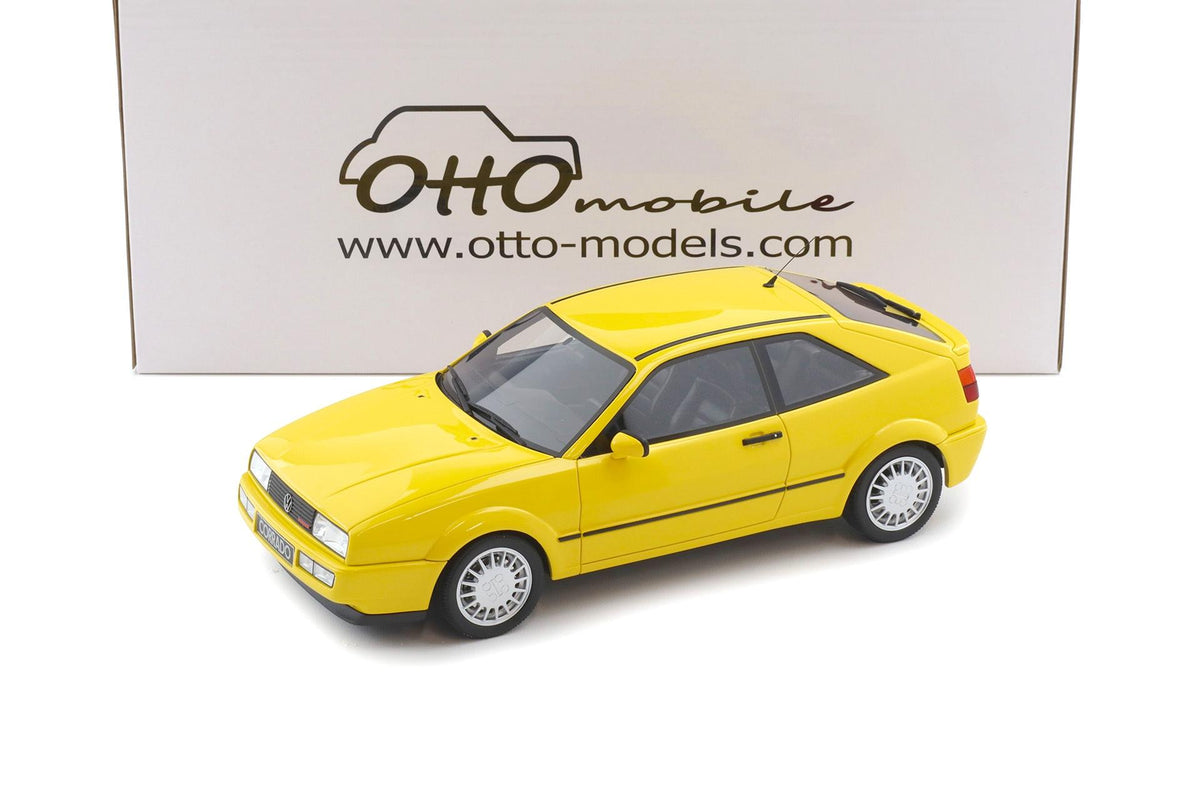 Otto 1988 Volkswagen Corrado (53i) G60 Yellow Nugget 1:18