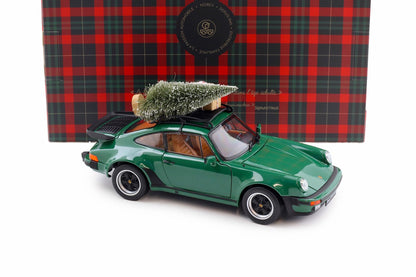 Norev 1980 Porsche 911 Turbo 930 3.3 Christmas Edition Green 1:18