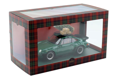 Norev 1980 Porsche 911 Turbo 930 3.3 Christmas Edition Green 1:18