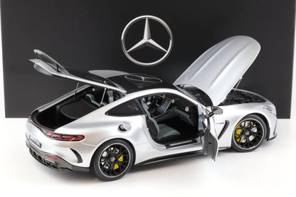 NZG Mercedes Benz AMG GT63 Coupe (C192) Hightech Silver 1:12 DEALER EDITION