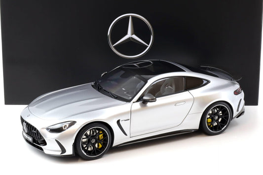 NZG Mercedes Benz AMG GT63 Coupe (C192) Hightech Silver 1:12 DEALER EDITION