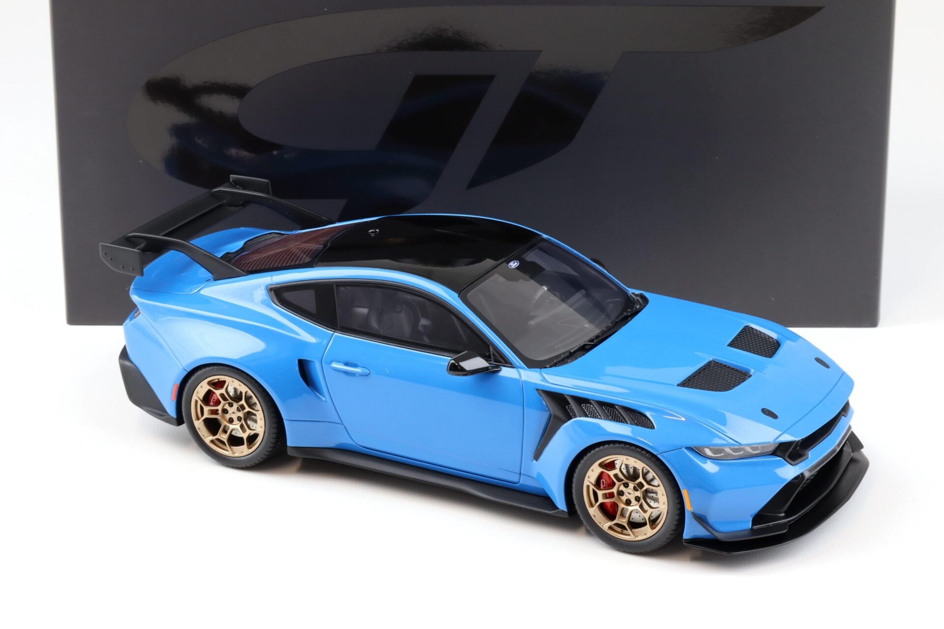 GT Spirit 2024 Ford Mustang GTD Coupe Grabber Blue 1:18 – STM Diecast