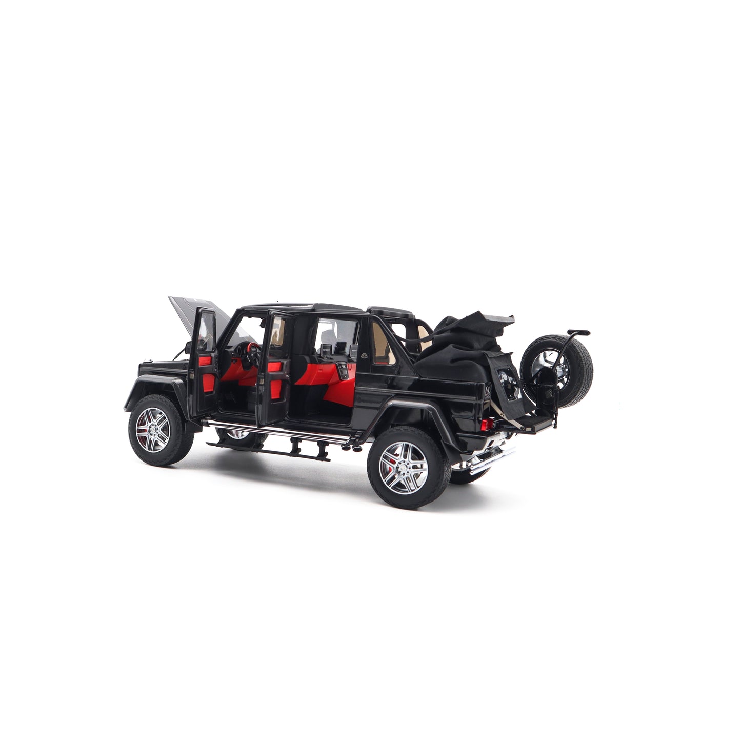 Almost Real 2017 Mercedes Benz Maybach G650 G Class Landaulet W463 Mocha Black Metallic 1:18