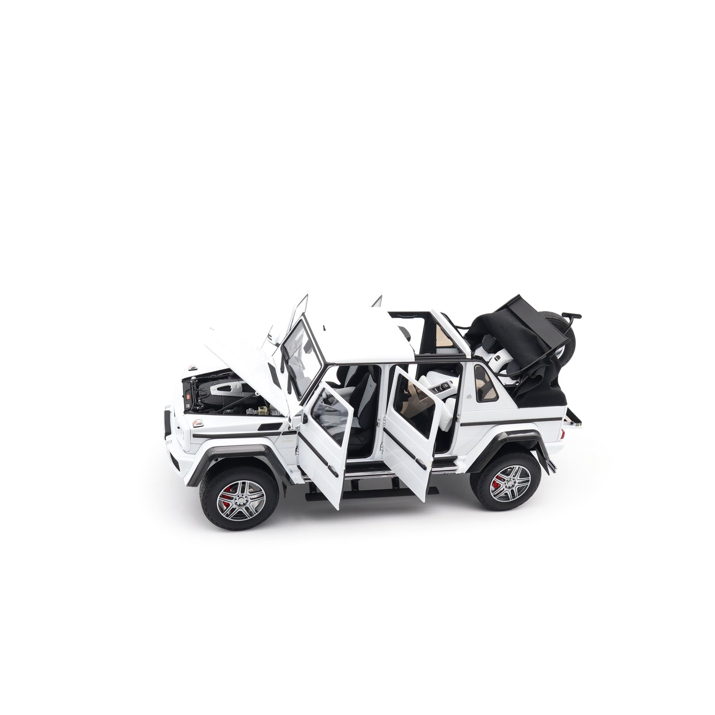 Almost Real 2017 Mercedes Benz Maybach G650 G Class Landaulet W463 White 1:18