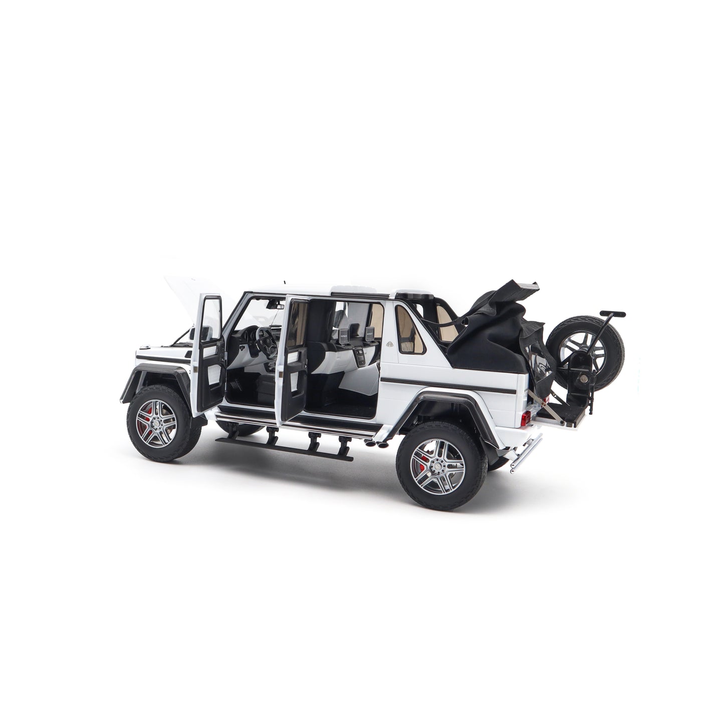 Almost Real 2017 Mercedes Benz Maybach G650 G Class Landaulet W463 White 1:18