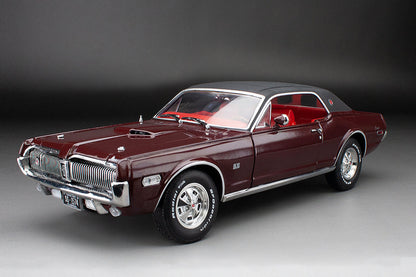 Sun-Star 1968 Mercury Cougar XR7G Coupe Cherry Red 1:18
