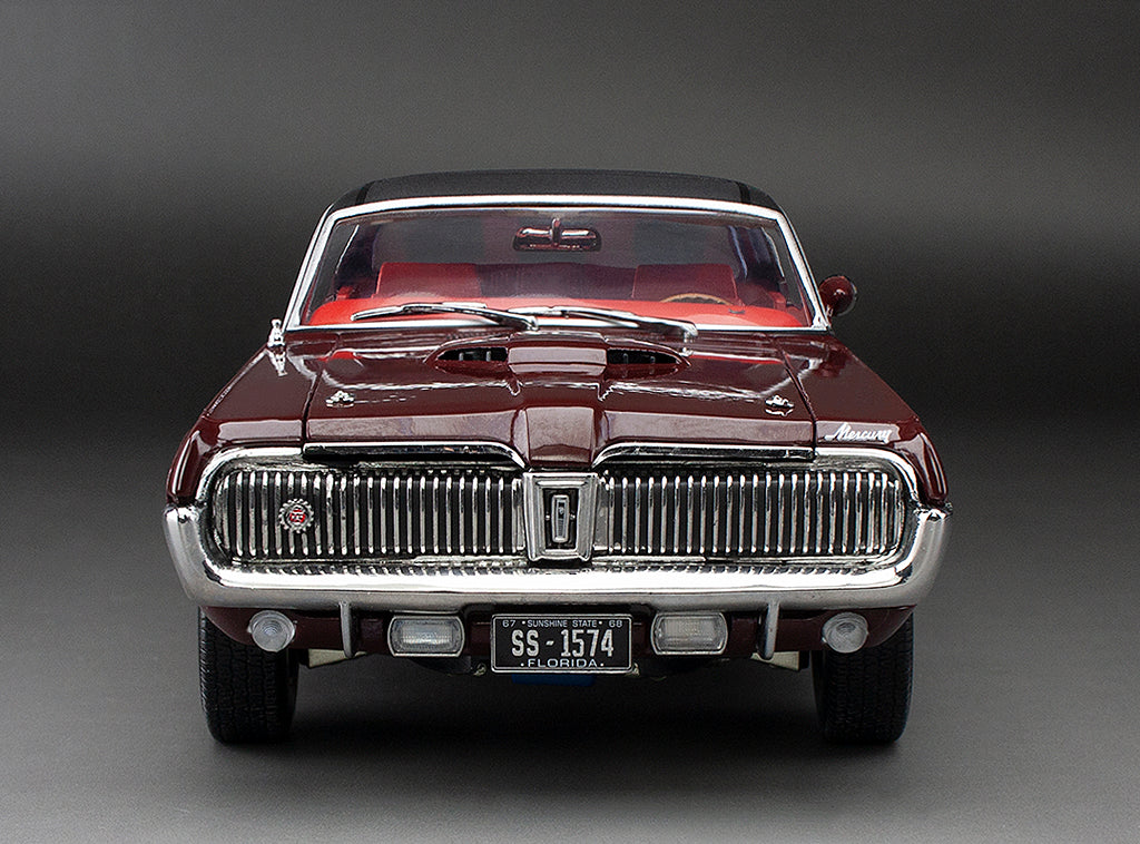 Sun-Star 1968 Mercury Cougar XR7G Coupe Cherry Red 1:18