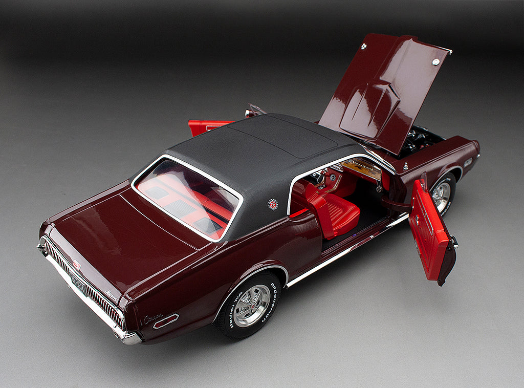 Sun-Star 1968 Mercury Cougar XR7G Coupe Cherry Red 1:18 – STM Diecast
