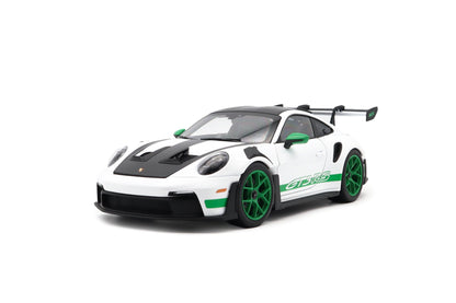 Norev 2022 Porsche 911 992 GT3 RS Weissach Package Tribute Edition White w/ Green 1:18