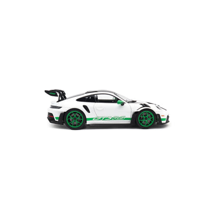Norev 2022 Porsche 911 992 GT3 RS Weissach Package Tribute Edition White w/ Green 1:18